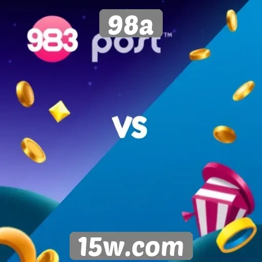 Comparação entre 98a e outros sites de jogos
